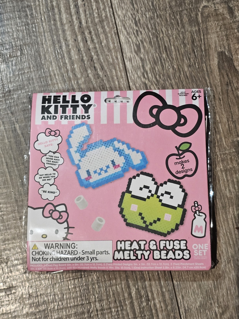 Hello Kitty & Friends Heat & Fuse Melty Beads Kit